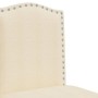 Taburetes altos 2 uds madera maciza de caucho y tela by vidaXL, Kitchen stools - Ref: Foro24-4006209, Price: 112,65 €, Discou...