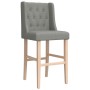 Zwei hohe Hocker aus massivem Gummibaumholz und Stoff. von vidaXL, Küchenhocker - Ref: Foro24-4006221, Preis: 130,66 €, Rabat...
