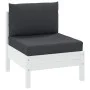Cojines para palets 2 unidades tela Oxford negro de vidaXL, Cojines para sillas y sofás - Ref: Foro24-361761, Precio: 41,52 €...