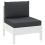Palettenkissen, 2 Stück, schwarzer Oxford-Stoff von vidaXL, Kissen für Stühle und Sofas - Ref: Foro24-361761, Preis: 42,16 €,...