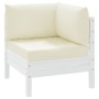 Kissen für Paletten 3 Stück Oxford Stoff cremeweiß von vidaXL, Kissen für Stühle und Sofas - Ref: Foro24-361775, Preis: 56,89...
