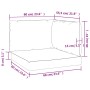 Kissen für Paletten 3 Stück Oxford Stoff cremeweiß von vidaXL, Kissen für Stühle und Sofas - Ref: Foro24-361775, Preis: 56,89...