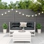 3-teiliges Gartenmöbel-Set mit Kissen aus weißem Kiefernholz. von vidaXL, Gartensets - Ref: Foro24-3250757, Preis: 293,11 €, ...