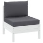 Palettenkissen, 2 Stück, in Anthrazitgrau. von vidaXL, Kissen für Stühle und Sofas - Ref: Foro24-361754, Preis: 44,62 €, Raba...