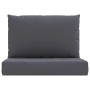 Palettenkissen, 2 Stück, in Anthrazitgrau. von vidaXL, Kissen für Stühle und Sofas - Ref: Foro24-361754, Preis: 44,62 €, Raba...