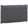 Cojines para palets 2 unidades tela gris antracita de vidaXL, Cojines para sillas y sofás - Ref: Foro24-361754, Precio: 43,62...