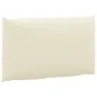 Cojines para palés 2 unidades tela Oxford blanco crema by vidaXL, Cushions for chairs and sofas - Ref: Foro24-361756, Price: ...