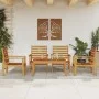 Juego de muebles de jardín 5 pzas madera maciza de acacia de vidaXL, Conjuntos de jardín - Ref: Foro24-3211803, Precio: 330,0...