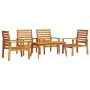 Juego de muebles de jardín 5 pzas madera maciza de acacia de vidaXL, Conjuntos de jardín - Ref: Foro24-3211803, Precio: 330,0...