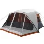 Tienda familiar LED 10 personas apertura rápida gris naranja by vidaXL, tents - Ref: Foro24-94303, Price: 311,07 €, Discount: %