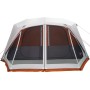Tienda familiar LED 10 personas apertura rápida gris naranja by vidaXL, tents - Ref: Foro24-94303, Price: 315,74 €, Discount: %