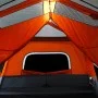 Tienda familiar LED 10 personas apertura rápida gris naranja by vidaXL, tents - Ref: Foro24-94303, Price: 311,07 €, Discount: %