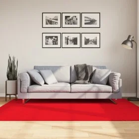 Kurzflor-Teppich OVIEDO rot 140x200 cm von vidaXL, Teppiche - Ref: Foro24-375623, Preis: 55,18 €, Rabatt: %