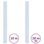 Mattierte Fensterscheiben 3 Stück Weiß Transparentes PVC von vidaXL, Fensterfolien - Ref: Foro24-3208947, Preis: 42,82 €, Rab...