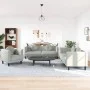 Juego de sofás con cojines 3 piezas terciopelo gris claro by vidaXL, Sofas - Ref: Foro24-3209247, Price: 582,51 €, Discount: %
