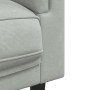 Dreiteiliges Sofaset mit Kissen aus hellgrauem Samt. von vidaXL, Sofas - Ref: Foro24-3209247, Preis: 637,09 €, Rabatt: %