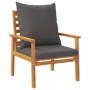 3-teiliges Gartenmöbel-Set mit Akazienholz und Kissen. von vidaXL, Gartensets - Ref: Foro24-3211808, Preis: 250,72 €, Rabatt: %