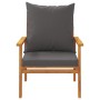 Set de muebles para jardín 3 piezas con cojines madera acacia by vidaXL, Garden sets - Ref: Foro24-3211808, Price: 250,01 €, ...