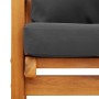 Set de muebles para jardín 3 piezas con cojines madera acacia by vidaXL, Garden sets - Ref: Foro24-3211808, Price: 250,01 €, ...