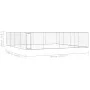 Außenhütte aus verzinktem Stahl, 760 x 760 x 185 cm von vidaXL, Hundehütten und Zäune - Ref: Foro24-145037, Preis: 807,88 €, ...