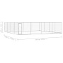 Außenhütte aus verzinktem Stahl, 760 x 760 x 185 cm von vidaXL, Hundehütten und Zäune - Ref: Foro24-145037, Preis: 820,44 €, ...