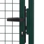 Puerta de valla de acero verde 100x175 cm by vidaXL, garden gates - Ref: Foro24-145735, Price: 209,23 €, Discount: %