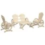 Juego de muebles de jardín 4 piezas madera maciza de abeto de vidaXL, Conjuntos de jardín - Ref: Foro24-3207125, Precio: 407,...