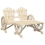 4-teiliges Gartensitzgruppen-Set aus massivem Fichtenholz von vidaXL, Gartensets - Ref: Foro24-3207125, Preis: 405,53 €, Raba...