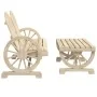 4-teiliges Gartensitzgruppen-Set aus massivem Fichtenholz von vidaXL, Gartensets - Ref: Foro24-3207125, Preis: 407,58 €, Raba...