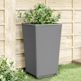 Pflanzgefäße 4 Stück PP hellgrau 32,5x32,5x57 cm von vidaXL, Töpfe und Pflanzgefäße - Ref: Foro24-367852, Preis: 128,19 €, Ra...