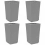 Pflanzgefäße 4 Stück PP hellgrau 32,5x32,5x57 cm von vidaXL, Töpfe und Pflanzgefäße - Ref: Foro24-367852, Preis: 128,19 €, Ra...