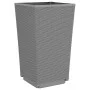Pflanzgefäße 4 Stück PP hellgrau 32,5x32,5x57 cm von vidaXL, Töpfe und Pflanzgefäße - Ref: Foro24-367852, Preis: 128,19 €, Ra...
