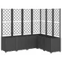 Jardinera con enrejado PP negro 160x120x140 cm by vidaXL, Pots and planters - Ref: Foro24-367878, Price: 293,20 €, Discount: %