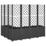Jardinera con enrejado PP negro 160x120x140 cm by vidaXL, Pots and planters - Ref: Foro24-367878, Price: 293,20 €, Discount: %