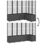 Jardinera con enrejado PP negro 160x120x140 cm by vidaXL, Pots and planters - Ref: Foro24-367878, Price: 293,20 €, Discount: %