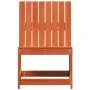 Silla de jardín madera maciza de pino marrón cera 50,5x55x77 cm de vidaXL, Sofás modulares de exterior - Ref: Foro24-844660, ...