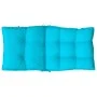 Cojines para silla con respaldo bajo 4 uds tela Oxford turquesa de vidaXL, Cojines para sillas y sofás - Ref: Foro24-377735, ...