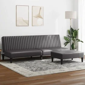Juego de sofás 2 piezas cuero sintético gris by vidaXL, Sofas - Ref: Foro24-3216286, Price: 300,19 €, Discount: %
