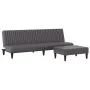 Zweiteiliges Sofaset aus grauem Kunstleder. von vidaXL, Sofas - Ref: Foro24-3216286, Preis: 300,19 €, Rabatt: %