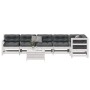Set muebles jardín 7 pzas con cojines madera maciza pino blanco by vidaXL, Garden sets - Ref: Foro24-3250885, Price: 610,15 €...