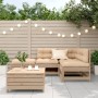 Juego de muebles de jardín 5 pzas y cojines madera maciza pino by vidaXL, Garden sets - Ref: Foro24-3250708, Price: 461,76 €,...