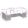 Set de sofás de jardín 7 piezas con cojines ratán PE gris by vidaXL, Garden sets - Ref: Foro24-3227110, Price: 454,58 €, Disc...