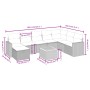 Gartenmöbel-Set 9-teilig mit grauen Polstern aus synthetischem Rattan von vidaXL, Gartensets - Ref: Foro24-3264875, Preis: 51...