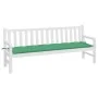 Gartenbankkissen aus grünem Oxford-Stoff 200x50x7 cm von vidaXL, Kissen für Stühle und Sofas - Ref: Foro24-361645, Preis: 30,...