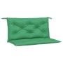 Cojines de banco de jardín 2 uds tela Oxford verde 100x50x7 cm by vidaXL, Cushions for chairs and sofas - Ref: Foro24-361664,...