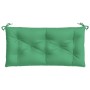 Cojines de banco de jardín 2 uds tela Oxford verde 100x50x7 cm by vidaXL, Cushions for chairs and sofas - Ref: Foro24-361664,...