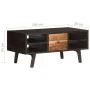 Couchtisch aus recyceltem Massivholz, 100 x 50 x 45 cm von vidaXL, Couchtisch - Ref: Foro24-287857, Preis: 185,88 €, Rabatt: %