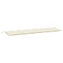 Cojines de banco de jardín 2 uds blanco crema 200x50x7 cm by vidaXL, Cushions for chairs and sofas - Ref: Foro24-361737, Pric...