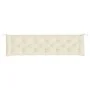 Cojines de banco de jardín 2 uds blanco crema 200x50x7 cm by vidaXL, Cushions for chairs and sofas - Ref: Foro24-361737, Pric...