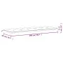Cojines de banco de jardín 2 uds blanco crema 200x50x7 cm by vidaXL, Cushions for chairs and sofas - Ref: Foro24-361737, Pric...